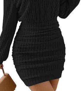 Ever Elegant Wear Mini V-shaped Dress